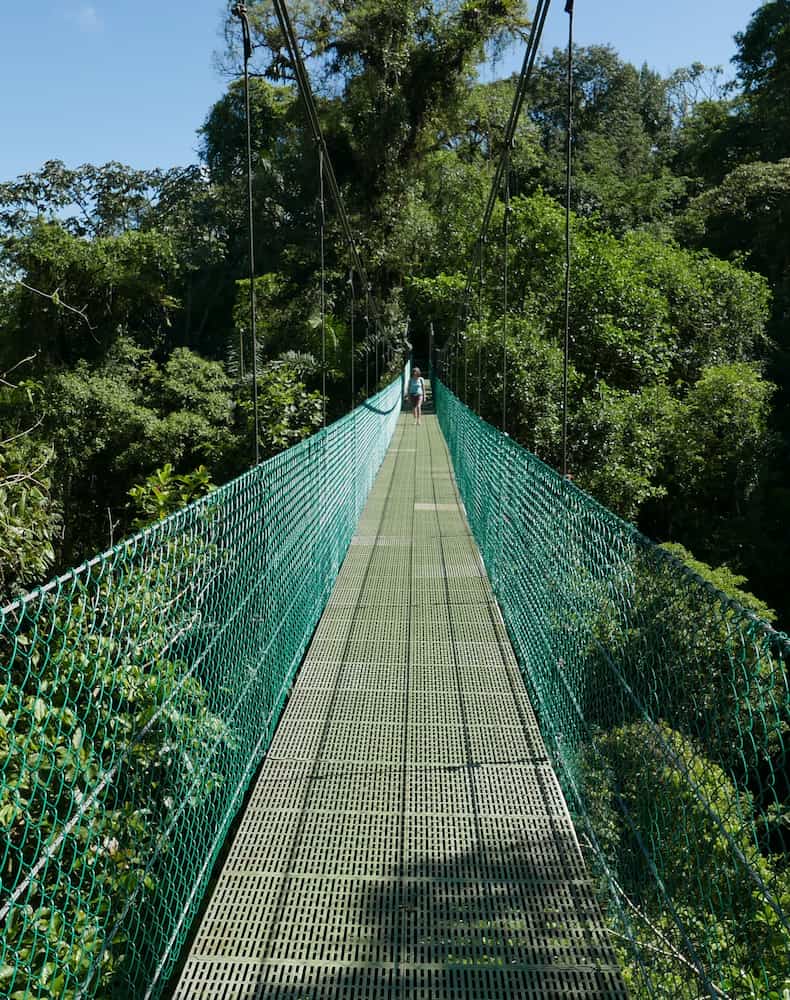Hanging Bridge, Costa Rica Hanging Bridge, Costa Rica