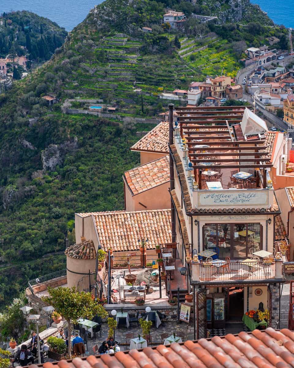 Sicily, Taormina, Castelmola Sicily, Taormina, Castelmola