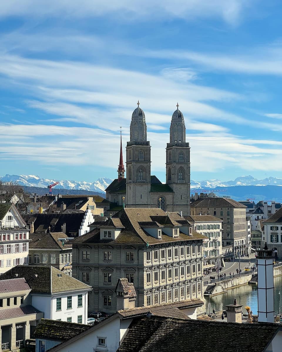 Grossmunster Zurich Switzerland Grossmunster Zurich Switzerland