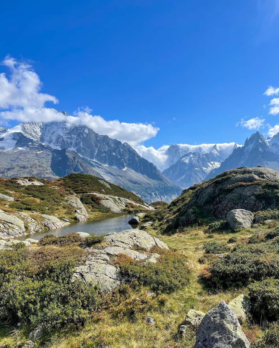 Lake Blanc Chamonix France Lake Blanc Chamonix France