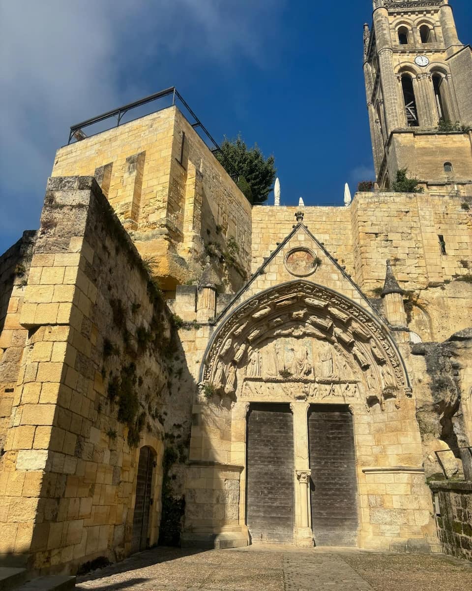 Monolithic Church Saint Émilion France Monolithic Church Saint Émilion France