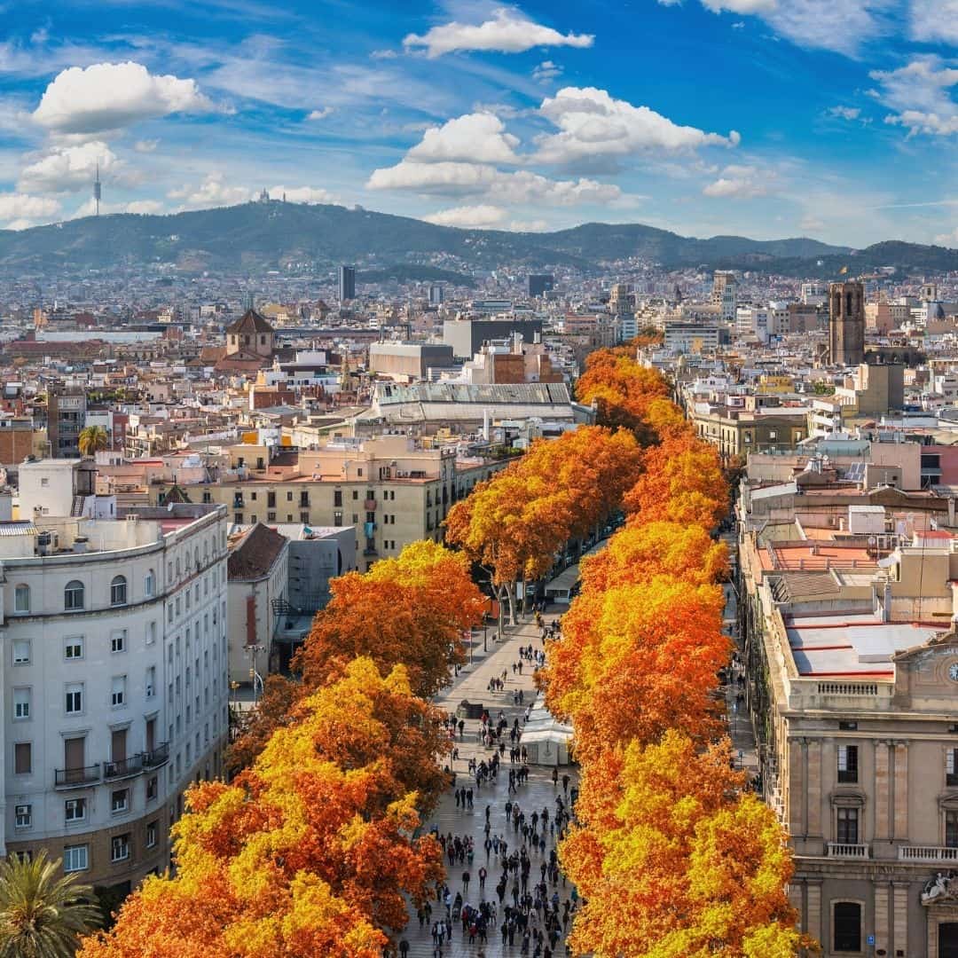 Fall in Spain, Barselona Fall in Spain, Barselona
