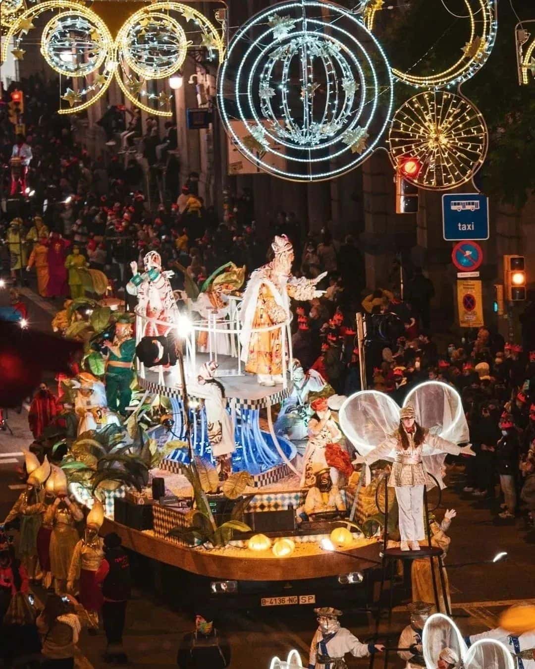 Three Kings parade, Spain Three Kings parade, Spain