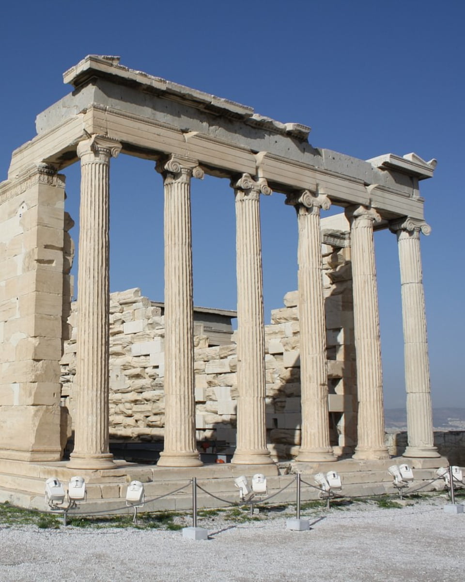 Columns of Erechtheion, Athens Columns of Erechtheion, Athens