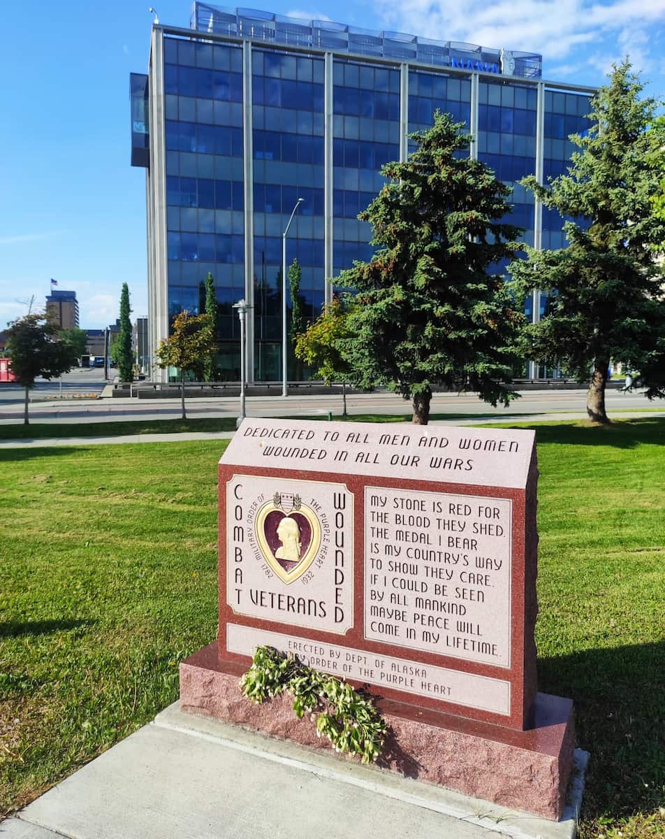 Anchorage Veterans' Memorial, Alaska Anchorage Veterans' Memorial, Alaska