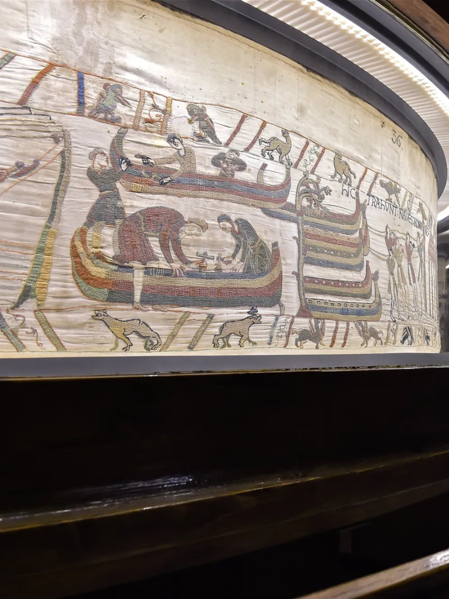 The Bayeux Tapestry Museum, Normandy, France The Bayeux Tapestry Museum, Normandy, France