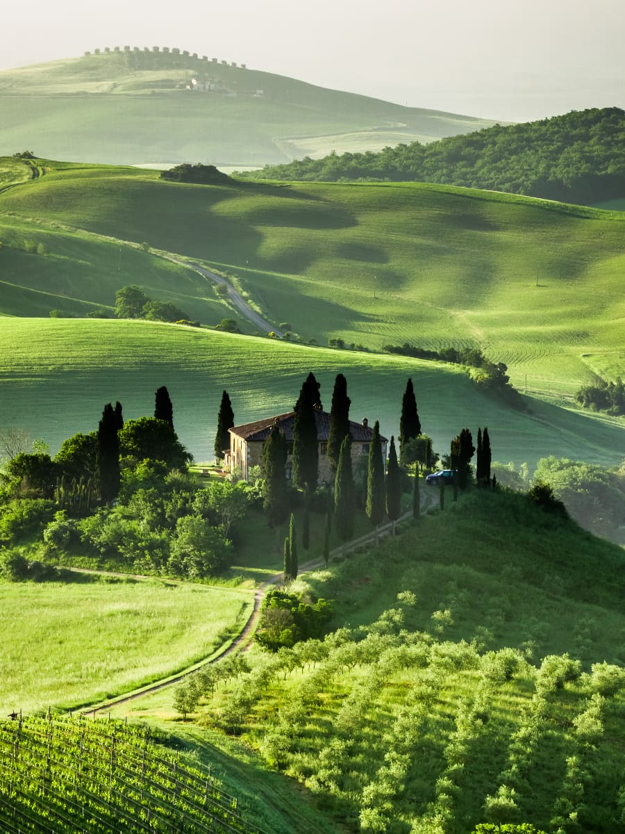 Val d'Orcia, Tuscany Val d'Orcia, Tuscany