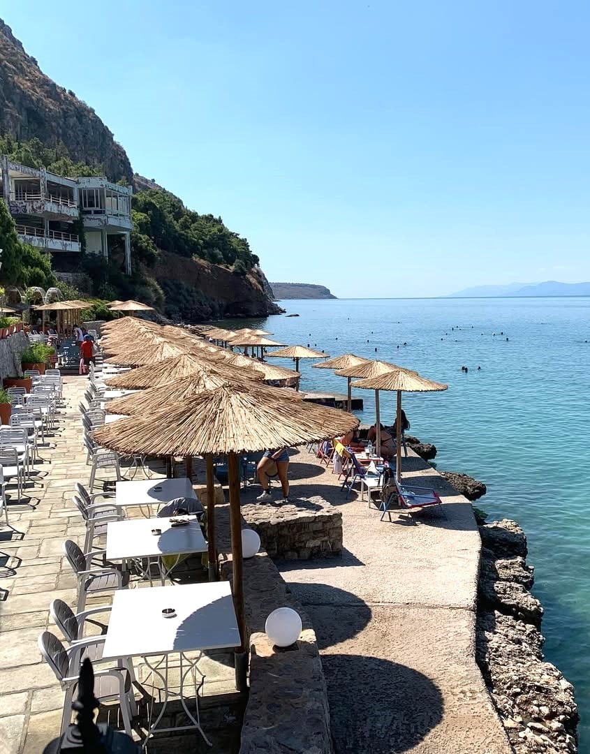 Arvanitia Beach, Nafplio Arvanitia Beach, Nafplio