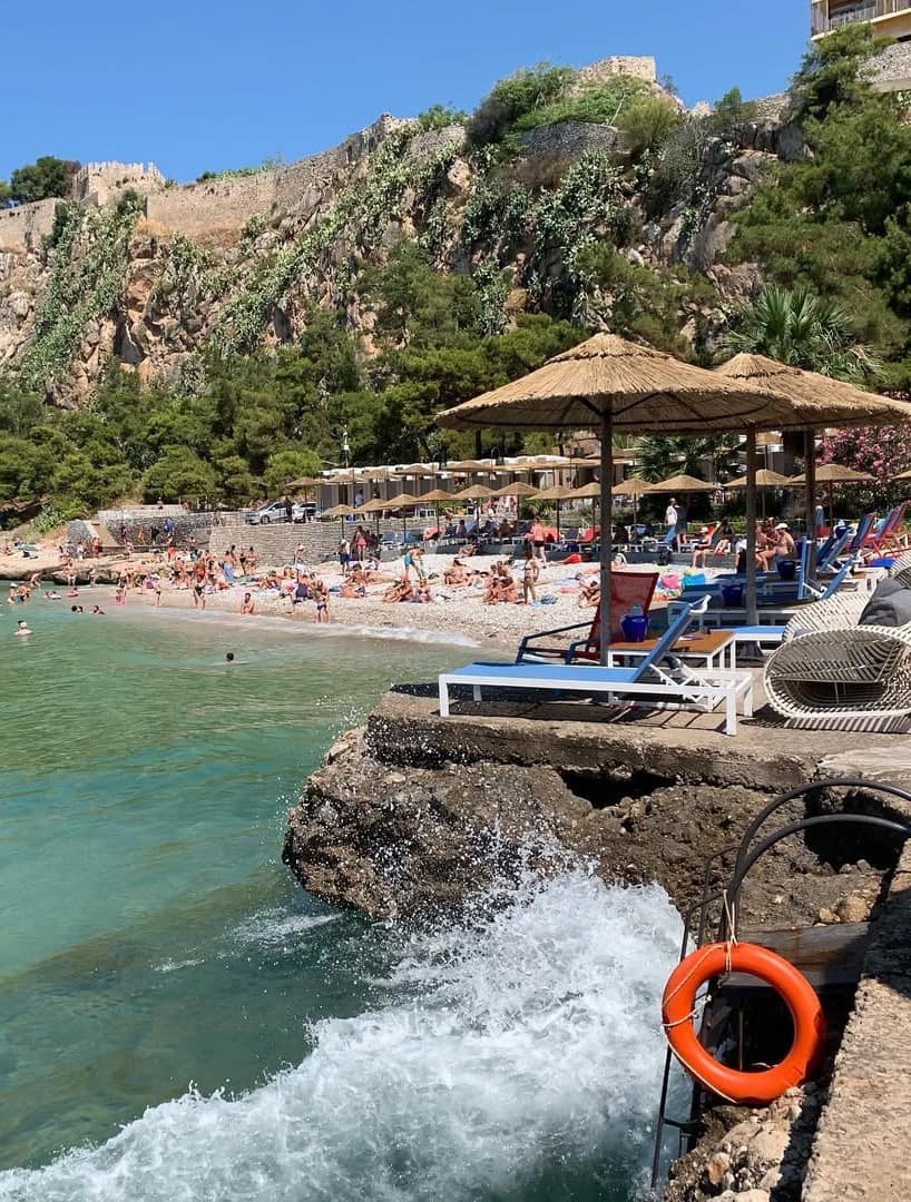 Arvanitia Beach, Nafplio Arvanitia Beach, Nafplio