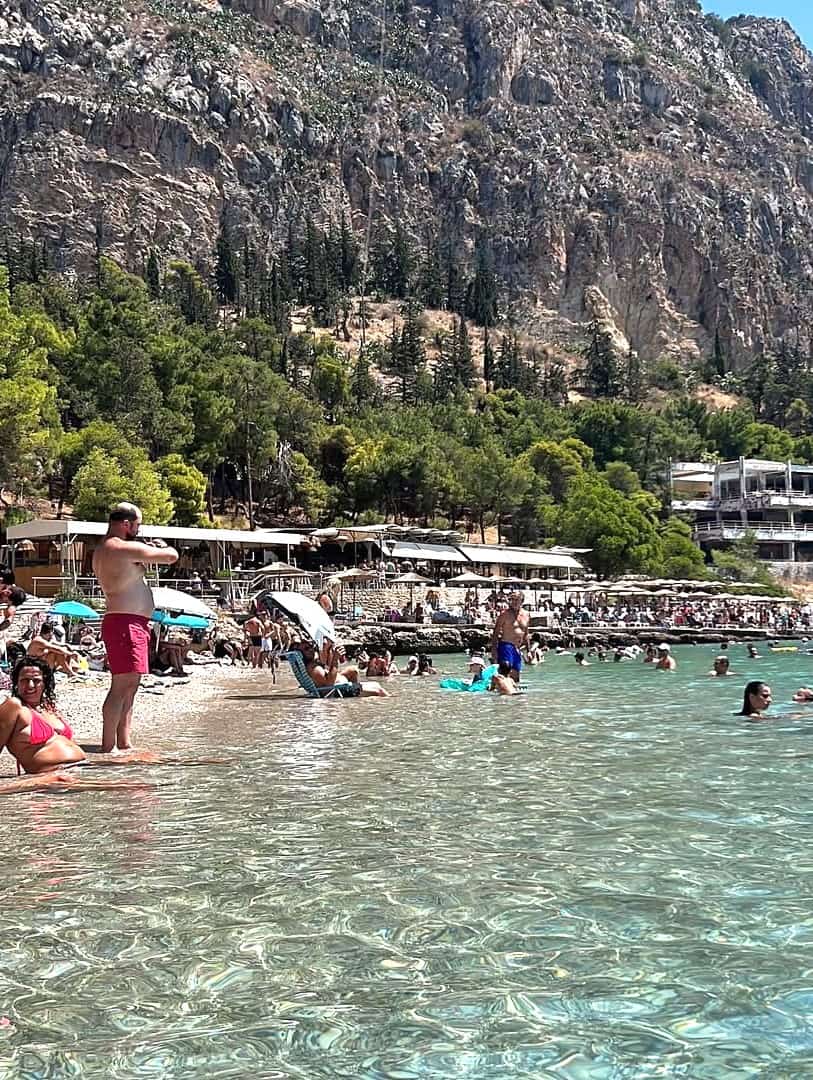 Arvanitia Beach, Nafplio Arvanitia Beach, Nafplio