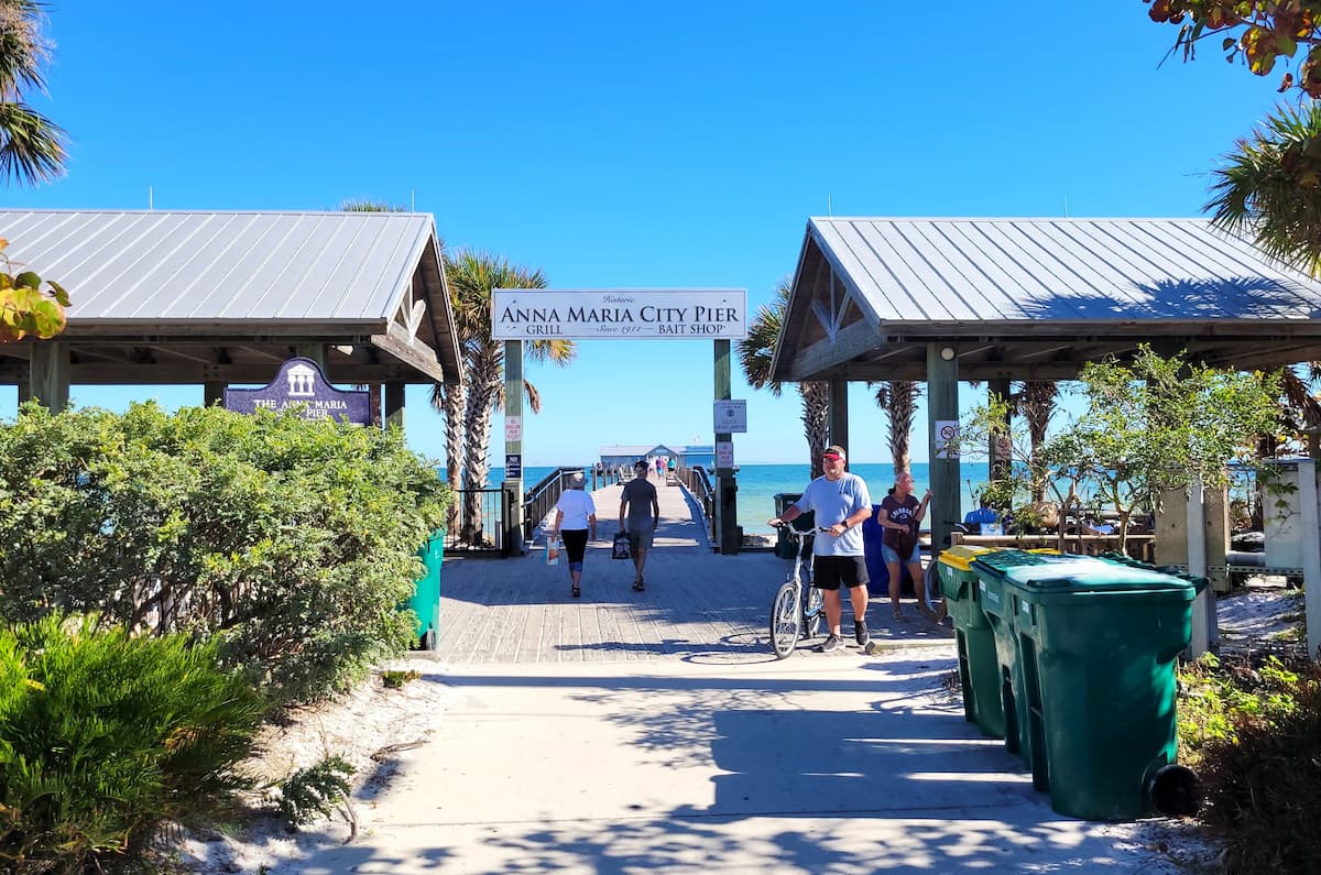 The Anna Maria City Pier, Florida